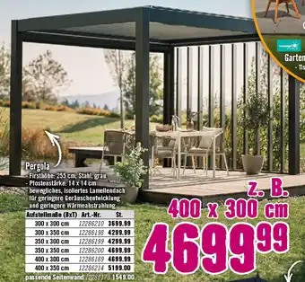 Hornbach Pergola Angebot