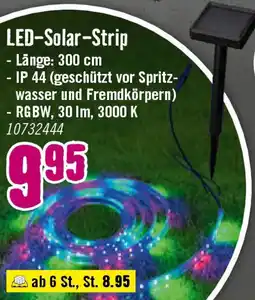 Hornbach LED-Solar-Strip Angebot