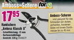 Hornbach for_q Handschere ,,Amboss Klassik II“ Angebot