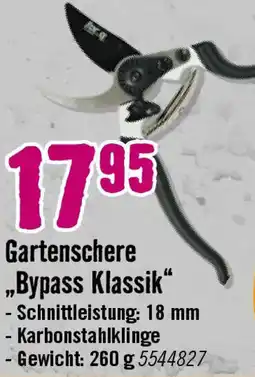 Hornbach for_q Gartenschere „Bypass Klassik“ Angebot