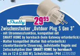 Hornbach Shelly Zwischenstecker „Outdoor Plug S Gen 3“ Angebot