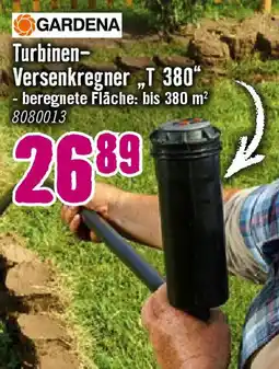 Hornbach GARDENA Turbinen Versenkregner „T 380" Angebot