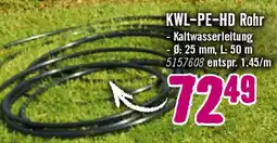 Hornbach KWL-PE-HD Rohr Angebot