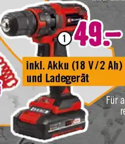 Hornbach Einhell Akku-Bohrschrauber ,,TC-CD 18/35 Li" Angebot