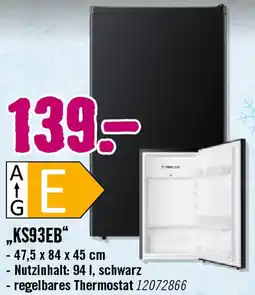 Hornbach PKM Kühlschränk ,,KS93EB" Angebot