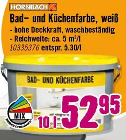 Hornbach Bad- und Küchenfarbe, weiß Angebot