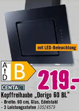 Hornbach CENTA Kopffreihaube „Dorigo 60 BL" Angebot