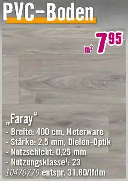 Hornbach PVC-Boden „Faray" Angebot