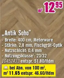 Hornbach PVC-Boden ,,Antik Soho" Angebot