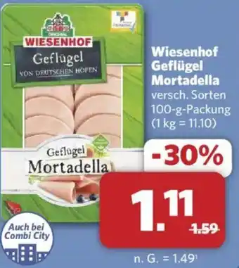Combi Wiesenhof Geflügel Mortadella Angebot