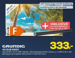 Euronics Grundig led-tv 43 gub 6400 Angebot