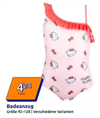 Action Badeanzug Angebot