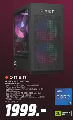 MediaMarkt Omen hp omen 35l gt16-0377ng gaming desktop Angebot