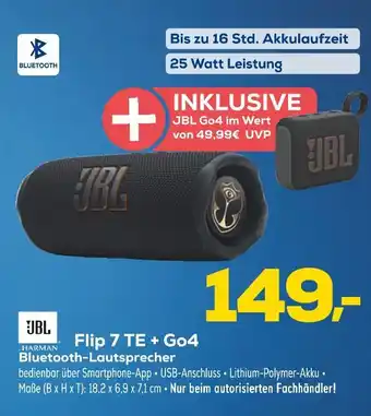 Euronics Jbl flip 7 te + go4 Angebot