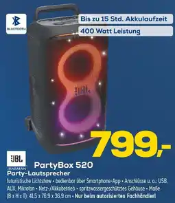 Euronics Jbl partybox 520 Angebot