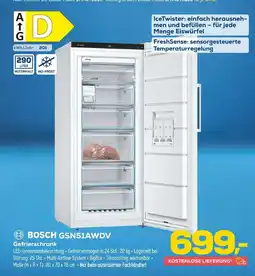 Euronics Bosch gsn51awdv gefrierschrank Angebot