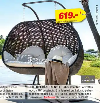 Höffner A casa mia geflecht-hängesessel 'tahiti double' Angebot