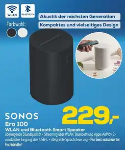 Euronics Sonos era 100 wlan und bluetooth smart speaker Angebot