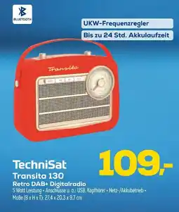 Euronics Technisat transita 130 retro dab+ digitalradio Angebot