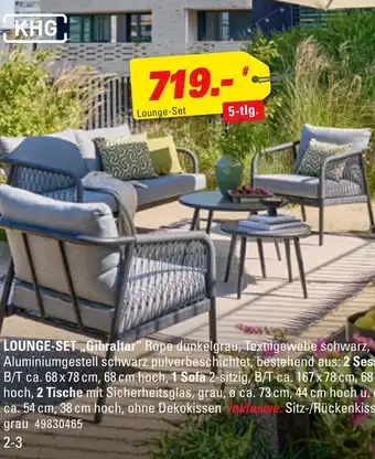 Höffner Khg lounge-set 'gibraltar' Angebot