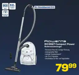 Euronics Rowenta ro3927 compact power bodenstaubsauger Angebot