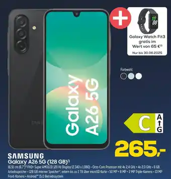 Euronics Samsung galaxy a26 5g (128 gb) Angebot