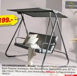 Höffner A casa mia hollywoodschaukel „orlando“ Angebot