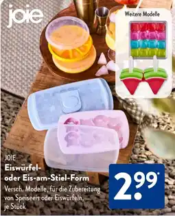 Aldi Süd JOIE Eiswürfel- oder Eis-am-Stiel-Form Angebot