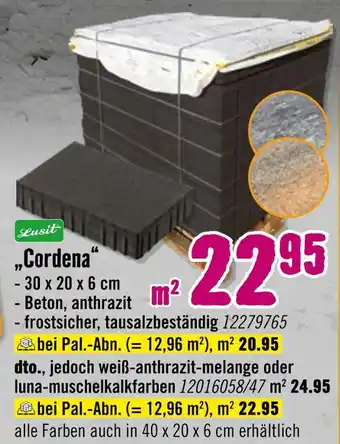 Hornbach Lusit pflastersteine „cordena“ Angebot