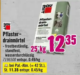 Hornbach Baumit pflaster-drainmörtel Angebot