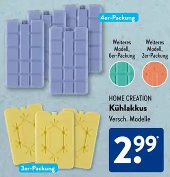 Aldi Süd HOME CREATION Kühlakkus Angebot