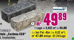 Hornbach Beton pflasterstein „iway riemchen“ Angebot