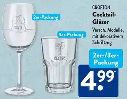 Aldi Süd CROFTON Cocktail Gläser Angebot