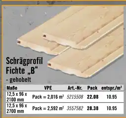 Hornbach Schrägprofil fichte „b“ Angebot