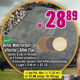 Hornbach Lusit beton mehrformatpflaster 'allee flair' Angebot