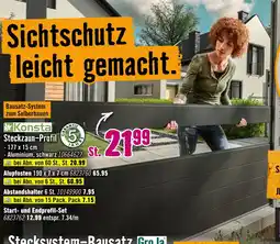 Hornbach Konsta steckzaun-profil Angebot