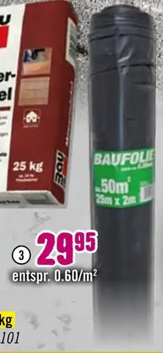 Hornbach Ncm baufolie Angebot