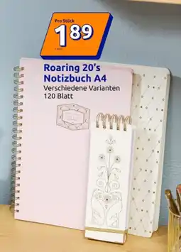 Action Roaring 20's Notizbuch A4 Angebot