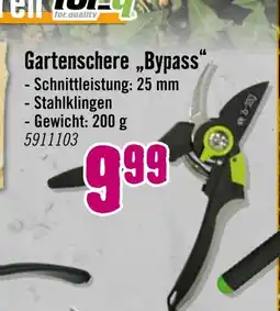 Hornbach Gartenschere „bypass“ Angebot