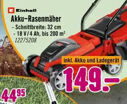 Hornbach Einhell akku-rasenmäher Angebot