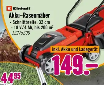 Hornbach Einhell akku-rasenmäher Angebot