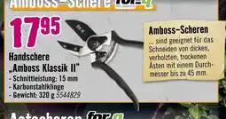 Hornbach Handschere „amboss klassik ii“ Angebot