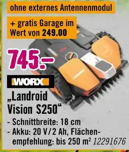 Hornbach Worx „landroid vision s250“ Angebot