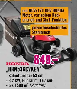 Hornbach Honda hrn536cvkea Angebot