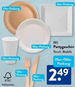 Aldi Süd BBQ Partygeschirr Angebot