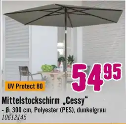 Hornbach Mittelstockschirm „cessy“ Angebot