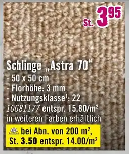 Hornbach Schlinge „astra 70“ Angebot