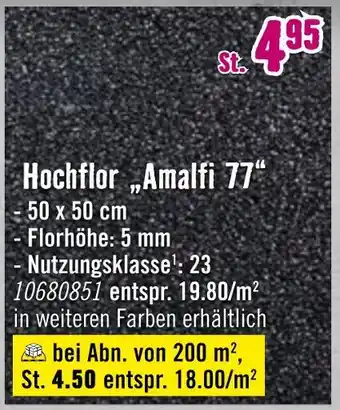 Hornbach Hochflor „amalfi 77“ Angebot