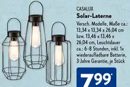 Aldi Süd CASALUX Solar-Laterne Angebot