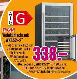 Hornbach Pkm weinkühlschrank Angebot